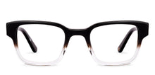 Load image into Gallery viewer, Black Rectangle Full Rim Unisex Eyeglasses by John Jacobs-236868