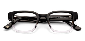 Black Rectangle Full Rim Unisex Eyeglasses by John Jacobs-236868