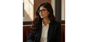 Black Square Full Rim Unisex Eyeglasses by John Jacobs-236877
