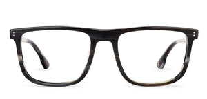 Black Square Full Rim Unisex Eyeglasses by John Jacobs-236877