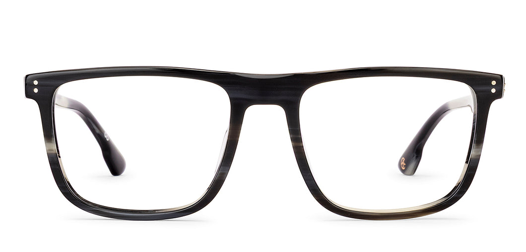 Black Square Full Rim Unisex Eyeglasses by John Jacobs-236877