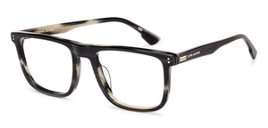 Black Square Full Rim Unisex Eyeglasses by John Jacobs-236877