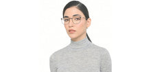 Load image into Gallery viewer, Black Square Full Rim Unisex Eyeglasses by John Jacobs-224843