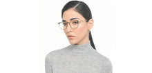 Load image into Gallery viewer, Black Square Full Rim Unisex Eyeglasses by John Jacobs-224843