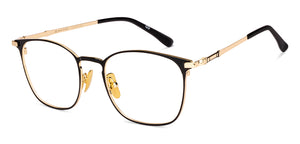 Black Square Full Rim Unisex Eyeglasses by John Jacobs-224843