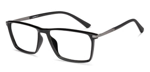 Black Square Full Rim Unisex Eyeglasses by Lenskart Air-229033