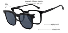 Load image into Gallery viewer, Black Square Full Rim Unisex Eyeglasses by Lenskart Air-225443