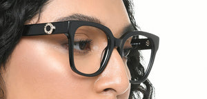 Black Square Full Rim Men Eyeglasses by Lenskart-219455
