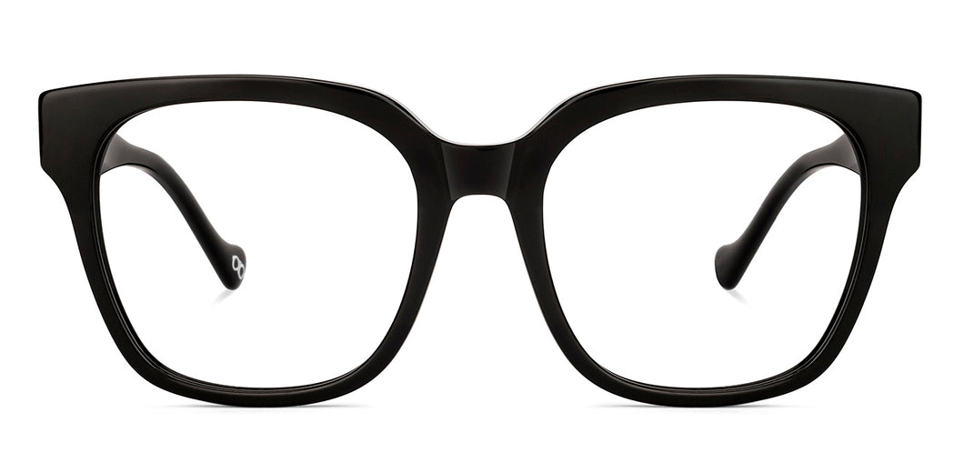 Black Square Full Rim Men Eyeglasses by Lenskart-219455