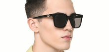Load image into Gallery viewer, Black Square Full Rim Men Sunglasses by Lenskart-219453