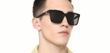 Load image into Gallery viewer, Black Square Full Rim Men Sunglasses by Lenskart-219453
