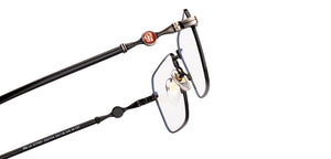 Black Square Full Rim Unisex Eyeglasses by Lenskart-232704
