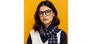 Black Square Full Rim Unisex Eyeglasses by Lenskart-232705
