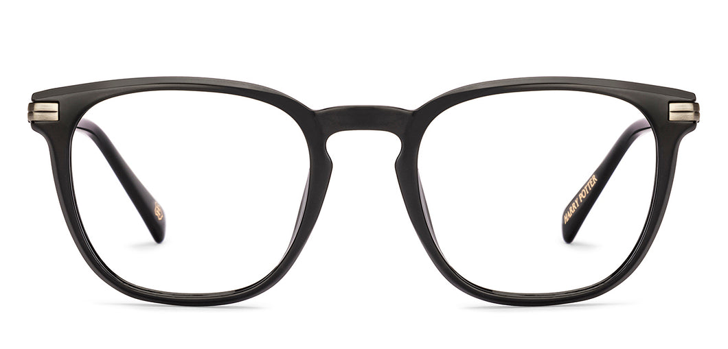 Black Square Full Rim Unisex Eyeglasses by Lenskart-232705