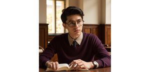 Black Square Full Rim Unisex Eyeglasses by Lenskart-232707