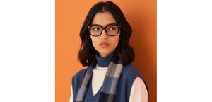 Black Square Full Rim Unisex Eyeglasses by Lenskart-232710