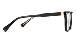 Black Square Full Rim Unisex Eyeglasses by Lenskart-232710