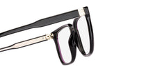Load image into Gallery viewer, Black Square Full Rim Unisex Eyeglasses by Lenskart-232710