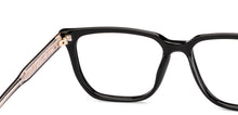 Load image into Gallery viewer, Black Square Full Rim Unisex Eyeglasses by Lenskart-232710