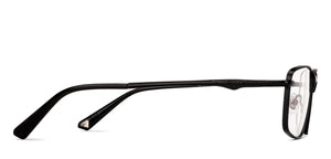 Black Square Full Rim Unisex Eyeglasses by Lenskart-235461