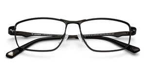 Black Square Full Rim Unisex Eyeglasses by Lenskart-235461