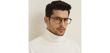 Load image into Gallery viewer, Black Square Full Rim Unisex Eyeglasses by Lenskart-235462