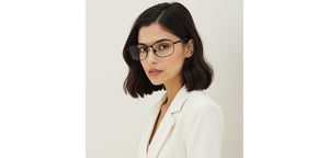 Black Square Full Rim Unisex Eyeglasses by Lenskart-235462