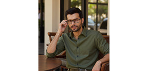Black Square Full Rim Unisex Eyeglasses by Lenskart-235462