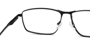 Black Square Full Rim Unisex Eyeglasses by Lenskart-235462
