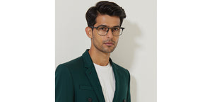 Black Square Full Rim Unisex Eyeglasses by Lenskart-235463