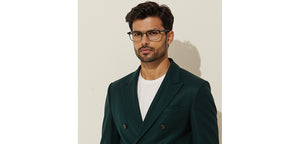 Black Square Full Rim Unisex Eyeglasses by Lenskart-235463