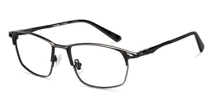 Black Square Full Rim Unisex Eyeglasses by Lenskart-235463
