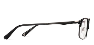 Black Square Full Rim Unisex Eyeglasses by Lenskart-235463