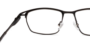 Black Square Full Rim Unisex Eyeglasses by Lenskart-235463