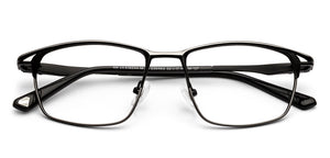 Black Square Full Rim Unisex Eyeglasses by Lenskart-235463
