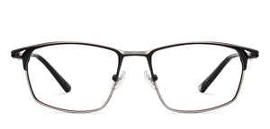 Black Square Full Rim Unisex Eyeglasses by Lenskart-235464