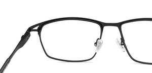 Black Square Full Rim Unisex Eyeglasses by Lenskart-235464