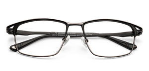 Black Square Full Rim Unisex Eyeglasses by Lenskart-235464