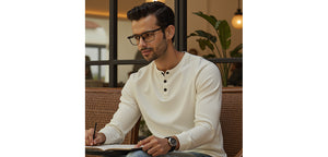 Black Square Full Rim Unisex Eyeglasses by Lenskart-235466