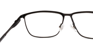 Black Square Full Rim Unisex Eyeglasses by Lenskart-235466