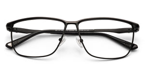 Black Square Full Rim Unisex Eyeglasses by Lenskart-235466