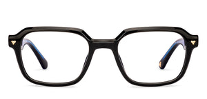 Black Square Full Rim Unisex Eyeglasses by Lenskart-235468
