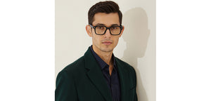 Black Square Full Rim Unisex Eyeglasses by Lenskart-235467