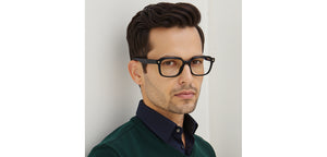 Black Square Full Rim Unisex Eyeglasses by Lenskart-235467