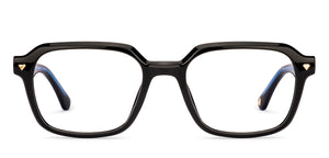 Black Square Full Rim Unisex Eyeglasses by Lenskart-235467