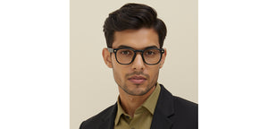 Black Square Full Rim Unisex Eyeglasses by Lenskart-235469