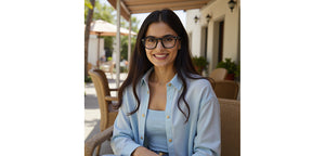 Black Square Full Rim Unisex Eyeglasses by Lenskart-235469