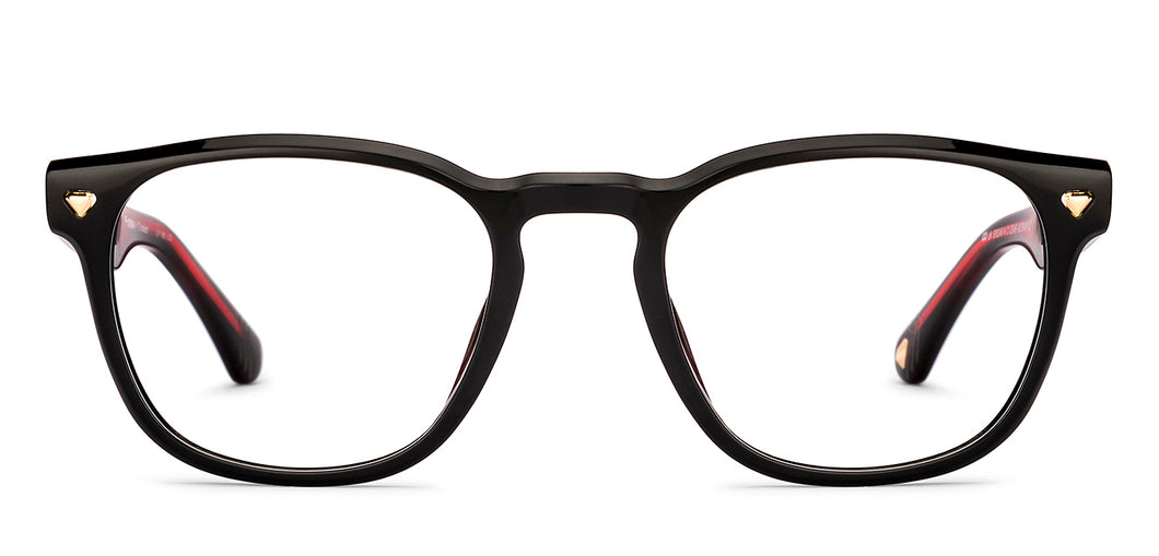 Black Square Full Rim Unisex Eyeglasses by Lenskart-235469