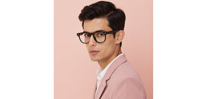 Black Square Full Rim Unisex Eyeglasses by Lenskart-235470