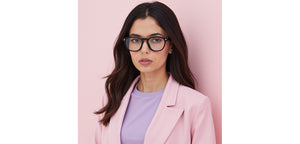 Black Square Full Rim Unisex Eyeglasses by Lenskart-235470
